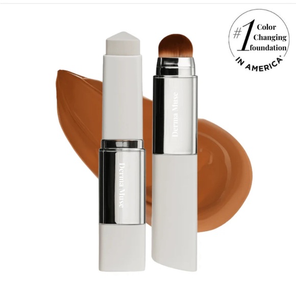 NWT Derma Muse Korean Color Adapting Foundation Stick - Ivory White (Light) - Picture 1 of 16